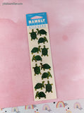 Vintage Hambly Stickers, Prismatic SHINY Turtles Tortoises, 1 Sheet New & Sealed