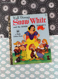 Vintage 1978 Little Golden Book: Walt Disney's Snow White and the Seven Dwarfs Hardcover