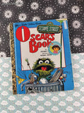 Vintage 1979 Little Golden Book: Oscar's Book Sesame Street Hardcover