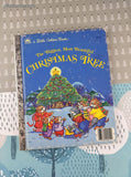 Vintage 1985 Little Golden Book: The Biggest, Most Beautiful Christmas Tree, Hardcover