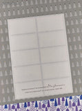 Vintage 2003 Mrs. Grossman's Christmas Gift Labels Teddy Bears Toy Trains Full Sticker Sheet, NEW