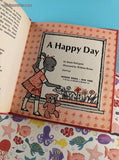 Vintage 1965 A Happy Day An Early-Start Preschool Reader Hardcover