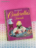 Vintage 1950 1st Printing Little Golden Book: Walt Disney's Cinderella's Friends Hardcover