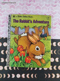 Vintage 1977 Little Golden Book: The Rabbit's Adventure Hardcover