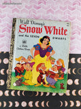 Vintage 1976 Little Golden Book: Walt Disney's Snow White and the Seven Dwarfs Hardcover