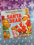 Vintage 1984 The Berenstain Bears Meet Santa Bear Softcover
