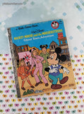 Vintage 1982 Little Golden Book: Walt Disney's Mickey Mouse and the Mouseketeers Ghost Town Adventure Hardcover