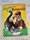 Vintage Adventures of a Brownie Story-Teller's Paint Book Softcover