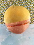 Takashoji Round One Egg Ramen Noodle Bowl Round 1 Soft 6" Plush NWOT