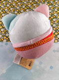 Takashoji Round One Kitty Ramen Noodle Bowl Round 1 Soft 6" Plush NWT
