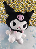 Sanrio Round One Kuromi Round 1 Soft 8" Plush NWOT
