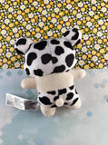 San-X Round One Rilakkuma Cow Teddy Round 1 Soft 6" Plush NWOT