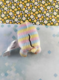 Amuse Round One Rainbow Sloth Round 1 Soft 4" Plush NWOT