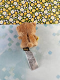 San-X Round One Rilakkuma Teddy Bear Round 1 Soft 3" Plush NWOT