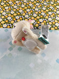 San-X Round One Rilakkuma Teddy Bunny Round 1 Soft 3.5" Plush NWOT