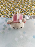 San-X Round One Rilakkuma Teddy Bunny Round 1 Soft 3.5" Plush NWOT