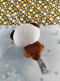 Bird Uyen Round One White Otter Pink Bows Round 1 Soft 4" Plush NWOT