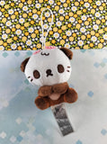 Bird Uyen Round One White Otter Pink Bows Round 1 Soft 4" Plush NWOT