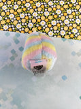 Amuse Round One Rainbow Hamster Round 1 Soft 3" Plush NWOT
