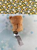 San-X Round One Rilakkuma Teddy Bear Heart Round 1 Soft 3" Plush NWOT