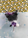 Sanrio Round One Kuromi Round 1 Soft 4" Plush NWOT