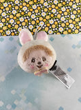 Monchhichi Round One Yellow Bunny Round 1 Soft 4" Plush NWOT