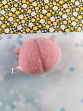 Supermini Round One Fluffy Sheep Pink Round 1 Soft 3" Plush NWOT