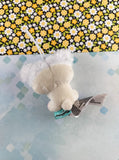 San-X Round One Rilakkuma White Teddy w/Penguin 1 Soft 3" Plush NWOT
