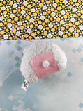 Onigiri Animals Round One White Teddy Round 1 Soft 3" Plush NWOT