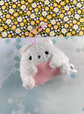 Onigiri Animals Round One White Teddy Round 1 Soft 3" Plush NWOT