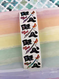 Vintage Hambly SHINY Pirates Ahoy Matey! Full Sticker Sheet, Unused