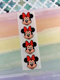Vintage Mrs. Grossman's Disney Favorites Minnie Mouse Full Sticker Sheet, Unused