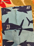 Target Pillowfort Blue Sharks All-Over Print Standard Size Fabric Shower Curtain