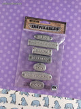 Sticko Inspirables Wedding Ceremony 3-Dimensional Stone Sticker Pack, New/Sealed