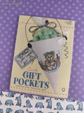 Vintage Leisure Arts Quick Gift Pockets Counted Cross Stitch Kit NEW
