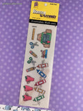Vintage 2003 Provo Craft Home Accents Everyday Rub-ons Transfer Sheet School Days NEW