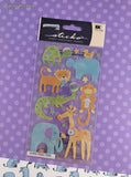 Vintage Sticko Stickers, Playful Baby Animals, 1 Sheet New & Sealed