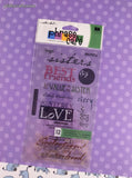 Vintage Sticko Phrase Cafe Sisterly Love Binder Sticker Sheet, New & Sealed