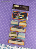 Recollections Junior High School 3-Dimensional Sticker Pack, New/Sealed