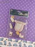 Jolee's Boutique x Stickopotamus Baby Girl Outfit 3-Dimensional Sticker Pack, New/Sealed