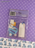 Miss Elizabeth's Brothers Handcrafted 3-Dimensional Sticker Pack, New/Sealed