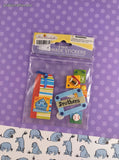 Miss Elizabeth's Brothers Handcrafted 3-Dimensional Sticker Pack, New/Sealed