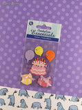 Sandylion Essentials Feminine Birthday 3-Dimensional Sticker Pack, New/Sealed