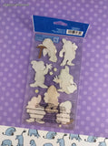 Walt Disney's Snow White 7 Dwarfs 3-Dimensional Sticker Pack, New/Sealed
