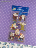 Walt Disney's Snow White 7 Dwarfs 3-Dimensional Sticker Pack, New/Sealed