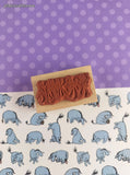 Vintage 1998 Stamp Francisco Fun Jester Parade Wooden Block/Rubber Stamp