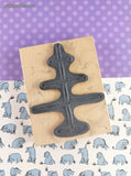 Vintage 1995 Stampendous #R029 Event Tree Stand Wooden Block/Rubber Stamp