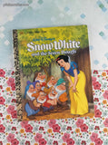 Vintage 1997 Little Golden Book: Walt Disney's Snow White and the Seven Dwarfs Hardcover