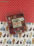 Vintage PSX Personal Stamp Exchange Teeny Weeny Rubber Stamp Set, Christmas