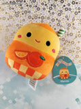 2023 Squishmallows Mystery Squad Marcos the Orange Juice OJ 5" Plush Figure NWT